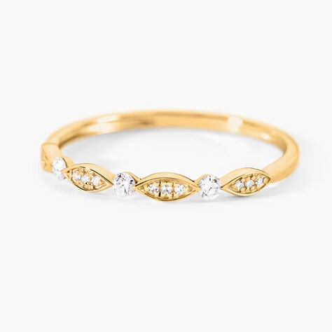 Alliance Llewella Or Jaune Diamant -  Femme | Marc Orian
