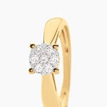 Bague Solitaire Artemis Or Jaune Diamant - Solitaires Femme | Marc Orian