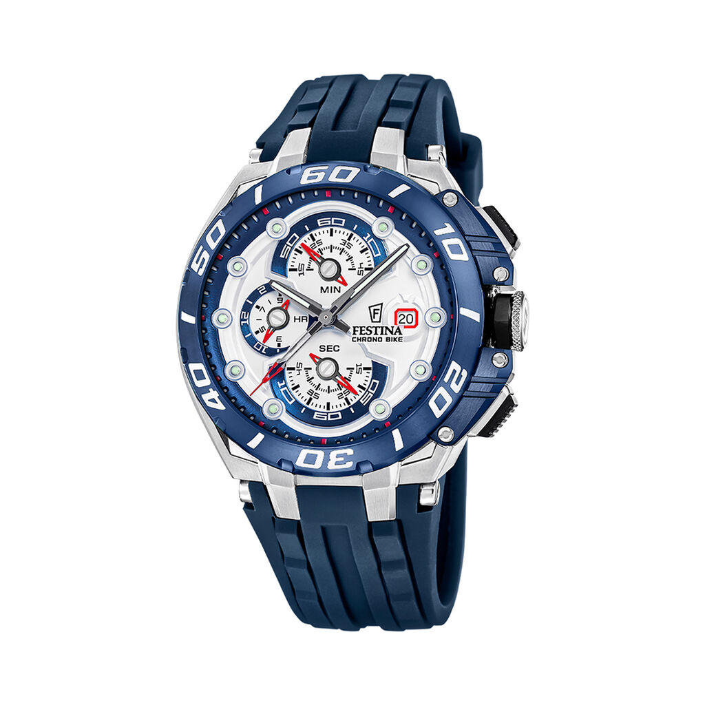 Montre Festina Chrono Bike 6 Blanc - Montres &eacute;tanches Homme | Marc Orian