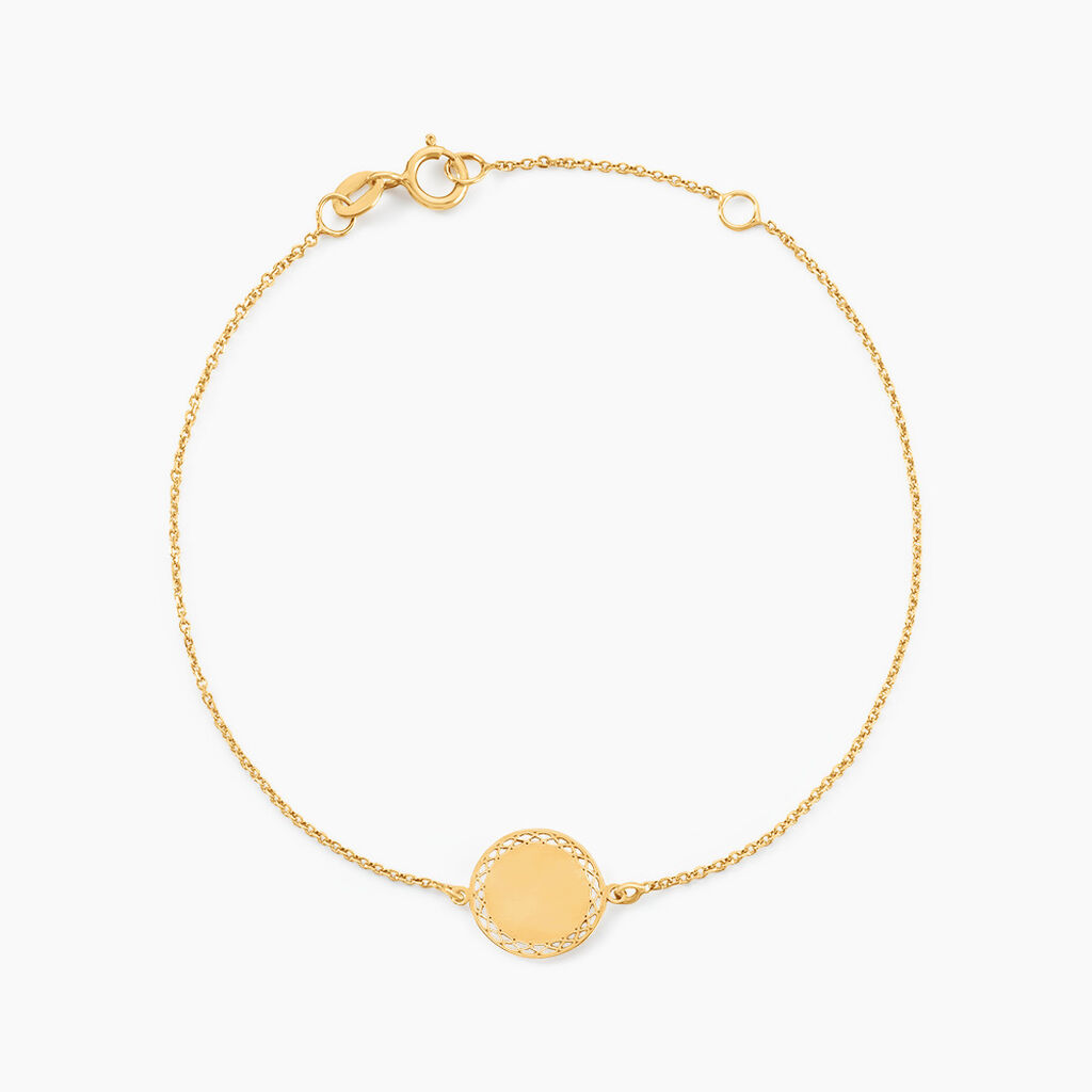 Bracelet Raniero Or Jaune - Bracelets Medailles Femme | Marc Orian