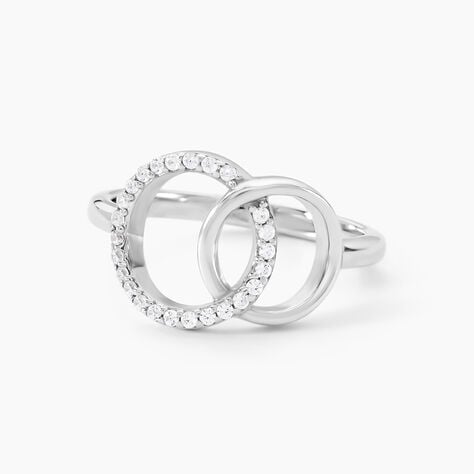 Bague Isabel Argent Blanc Oxyde De Zirconium - Bagues avec pierre Femme | Marc Orian