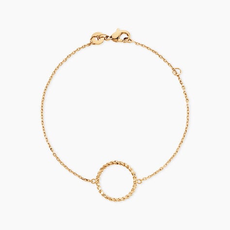 Bracelet Louva Plaqu&eacute; Or Jaune - Bracelets fantaisie Femme | Marc Orian
