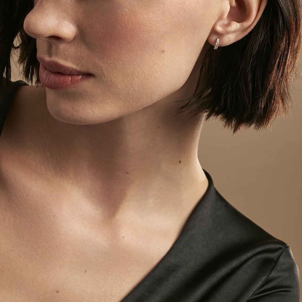 Créoles Or Rose Andgelina Oxyde - Créoles Femme | Marc Orian