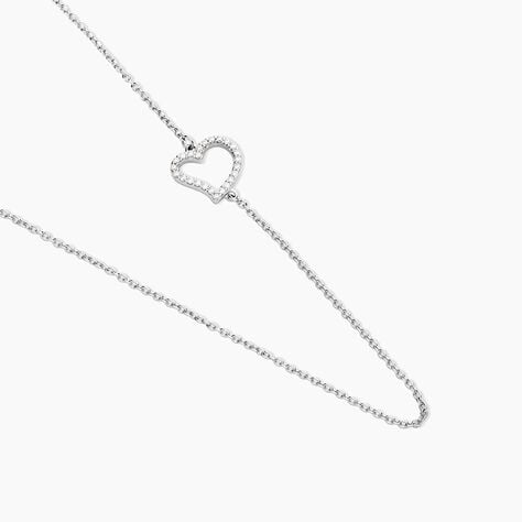 Collier Tahis Argent Blanc Oxyde De Zirconium - Nouveautés Femme | Marc Orian