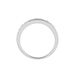 Demi Alliance Heket Argent Blanc Oxyde De Zirconium - Alliances Femme | Marc Orian