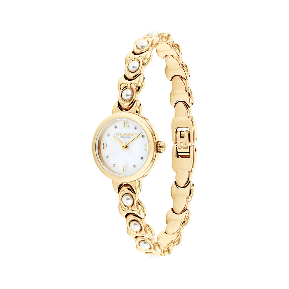 Montre Coach Iris Nacre Blanche - Montres &eacute;tanches Femme | Marc Orian