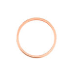 Alliance Sable Ruban Plat Or Bicolore - Alliances personnalis&eacute;es Femme | Marc Orian