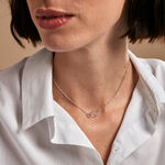 Collier Les Inseparables Argent Blanc - Colliers ras du cou Femme | Marc Orian