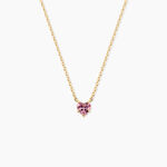Collier Avaya Argent Dor&eacute; A L'Or 750/1000 Oxyde De Zirconium - Colliers avec pierres Enfant | Marc Orian