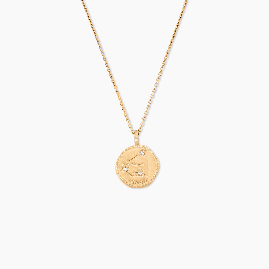 Collier Iago Plaqu&eacute; Or Oxydes De Zirconium - Colliers avec pierres Femme | Marc Orian