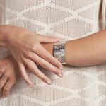 Bracelet Jonc Mounia Acier Blanc - Bracelets joncs Femme | Marc Orian