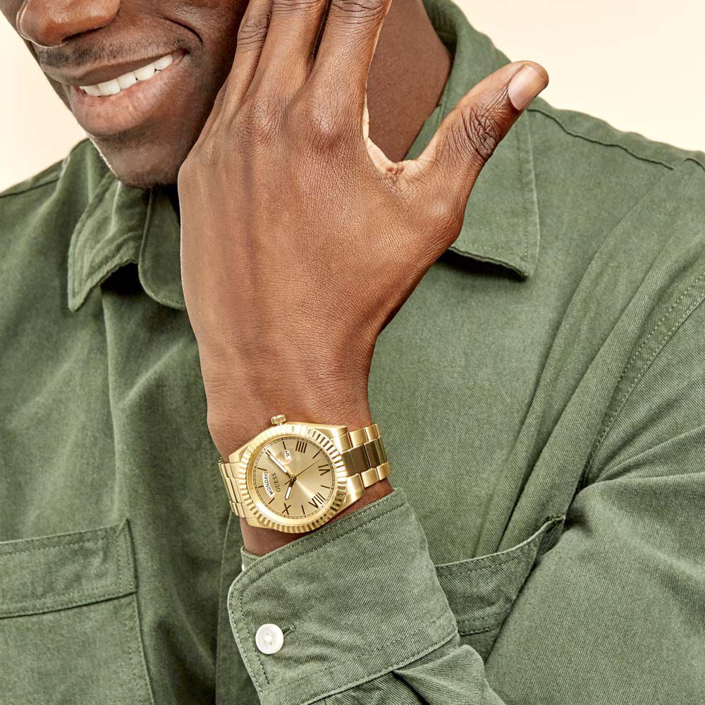 Montre Guess Connoisseur Acier Dore - HIMHJQC0560 • Marc Orian | Bijouterie  en ligne