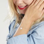 Bracelet Denzel Argent Blanc Oxyde De Zirconium - Bracelets Medailles Femme | Marc Orian