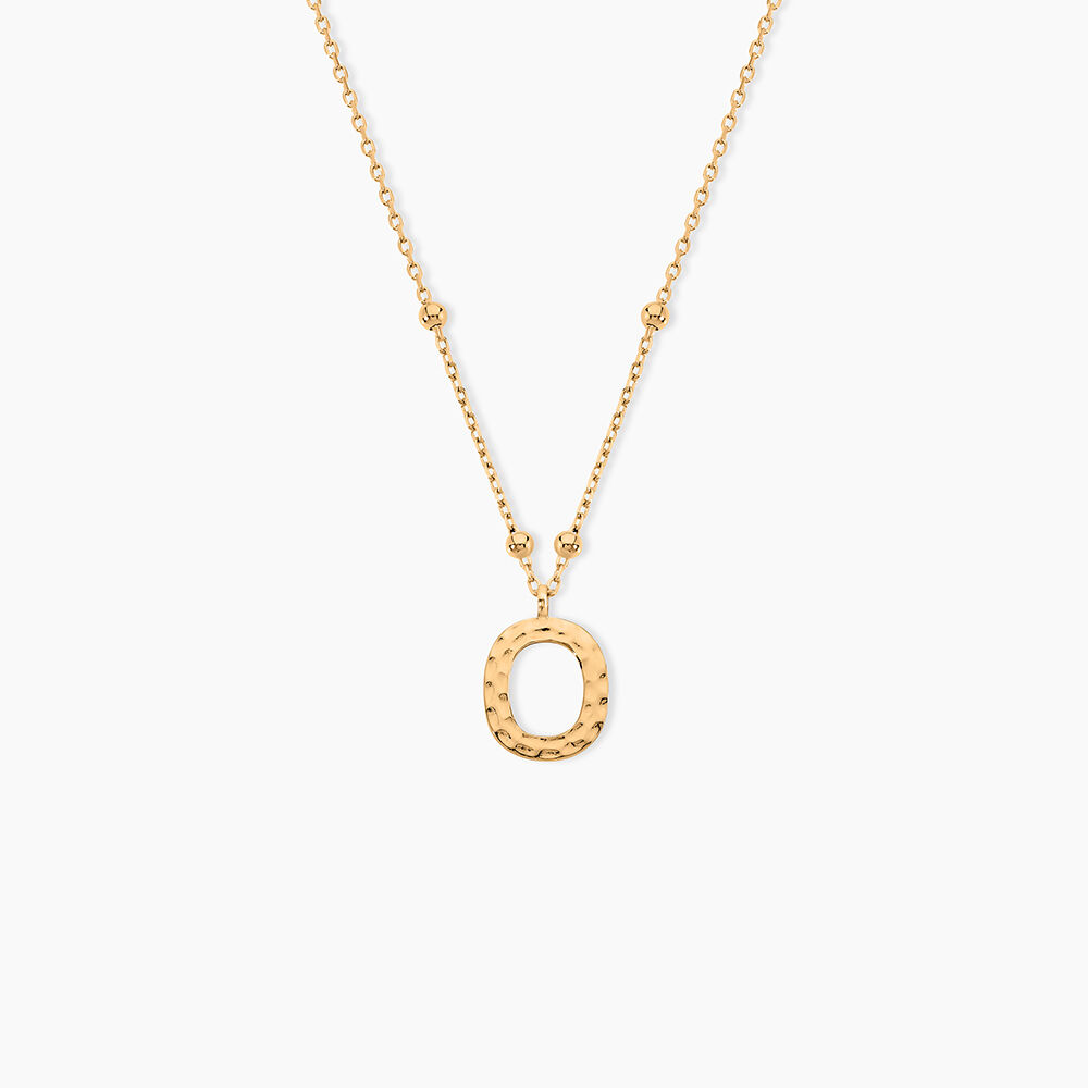 Collier Plaqu&eacute; Or Jaune Lettra - Colliers ete Femme | Marc Orian