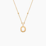 Collier Plaqu&eacute; Or Jaune Lettra - Colliers ete Femme | Marc Orian