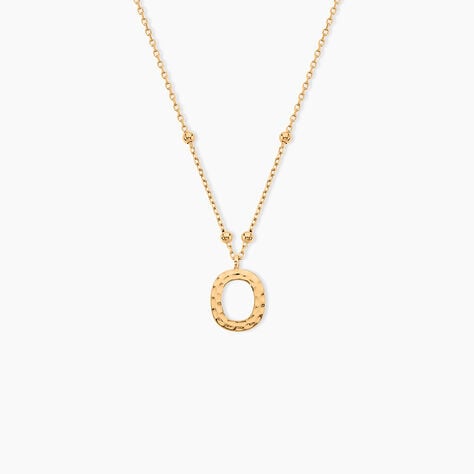 Collier Plaqu&eacute; Or Jaune Lettra - Colliers ete Femme | Marc Orian