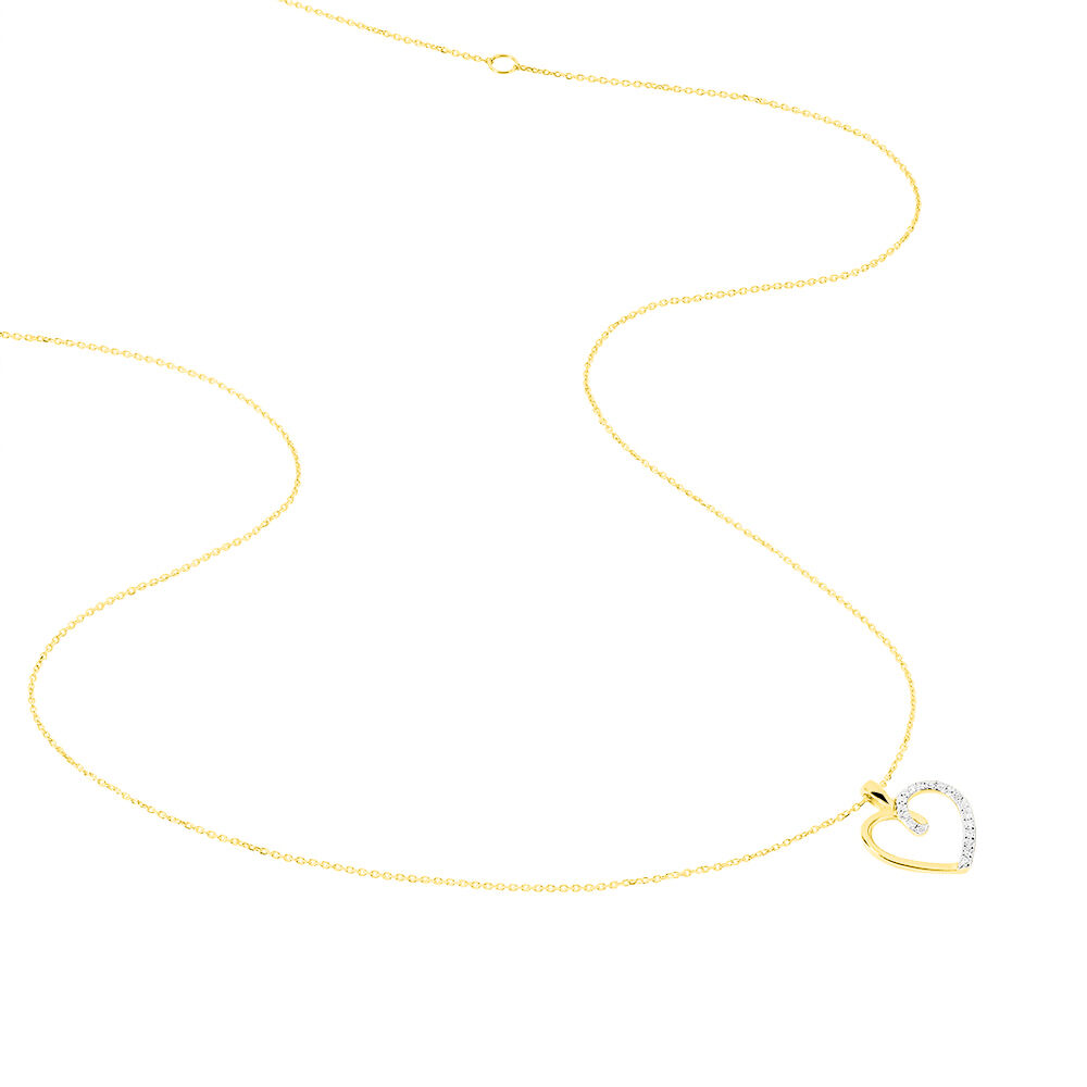 Collier Rhodia Or Jaune Diamant - Colliers avec pierres Femme | Marc Orian