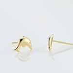 Boucles D'oreilles Puces Fulvie Dauphin Or Jaune - Puces Femme | Marc Orian