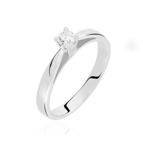 Bague Solitaire Tahyna Or Blanc Diamant - Solitaires Femme | Marc Orian