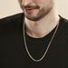 Collier Capucin Or Jaune Maille Marine Plate - Chaines Homme | Marc Orian