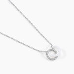 Collier Grizzel Argent Blanc Oxyde De Zirconium - Colliers avec pierres Femme | Marc Orian