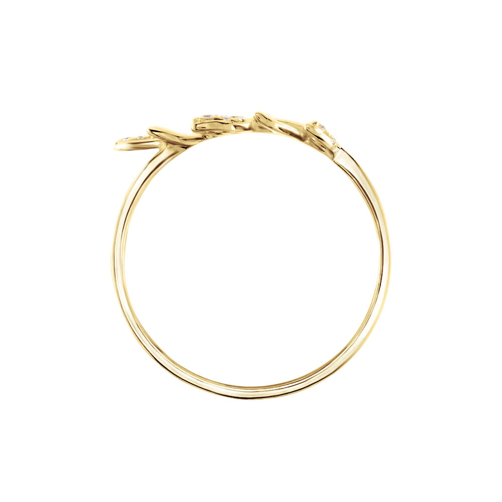 Bague Or Jaune Nahia Oxydes De Zirconium -  Femme | Marc Orian