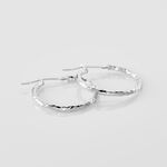 Cr&eacute;oles Cayla Or Blanc - Cr&eacute;oles Femme | Marc Orian