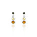Boucles D'oreilles Argent Blanc Rosalie Ambres - Pendantes Femme | Marc Orian