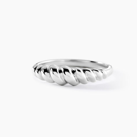 Bague Croissant Argent Blanc - Bijoux fantaisie Femme | Marc Orian