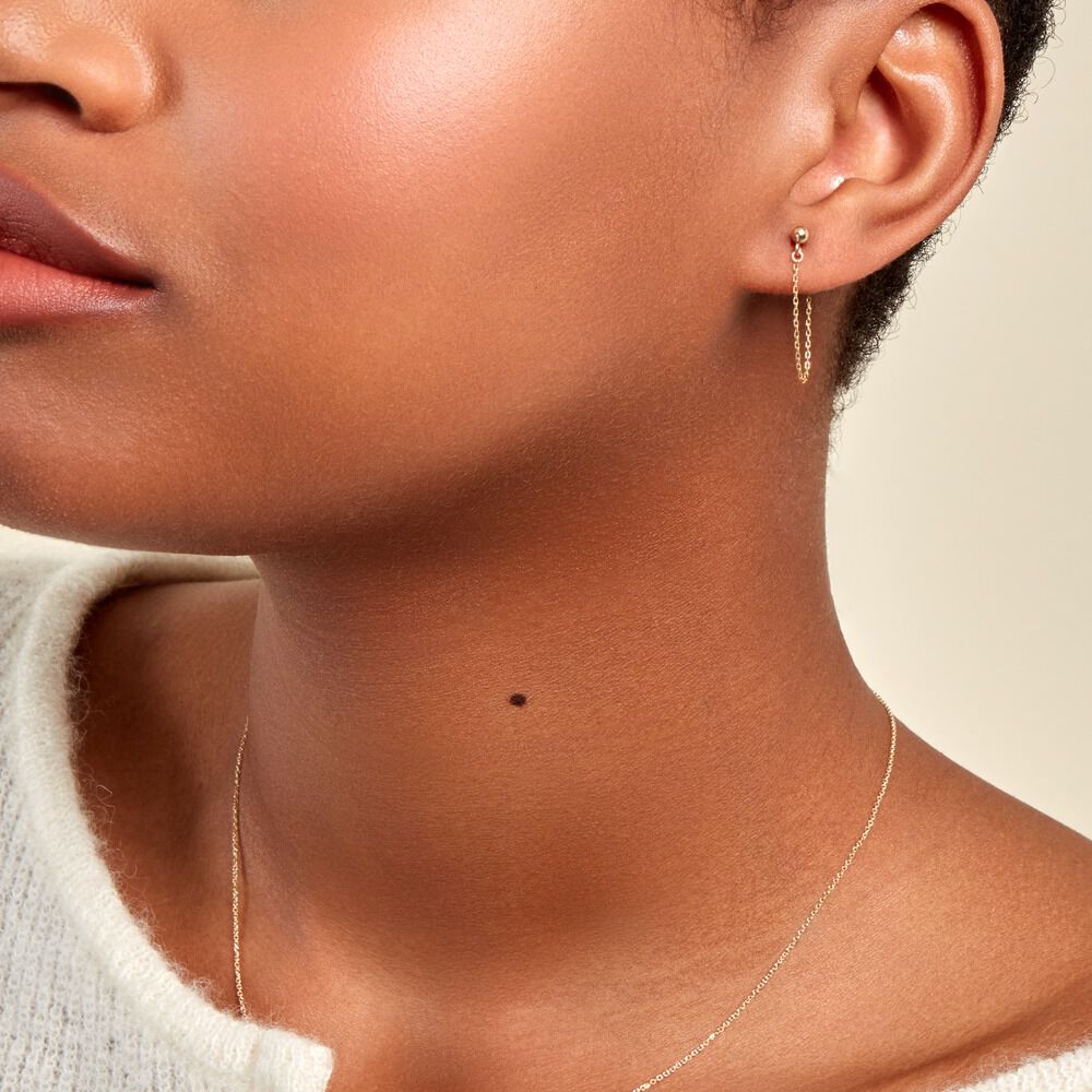 Boucle D'oreille Channah Or Jaune - Piercings d'oreilles Femme | Marc Orian