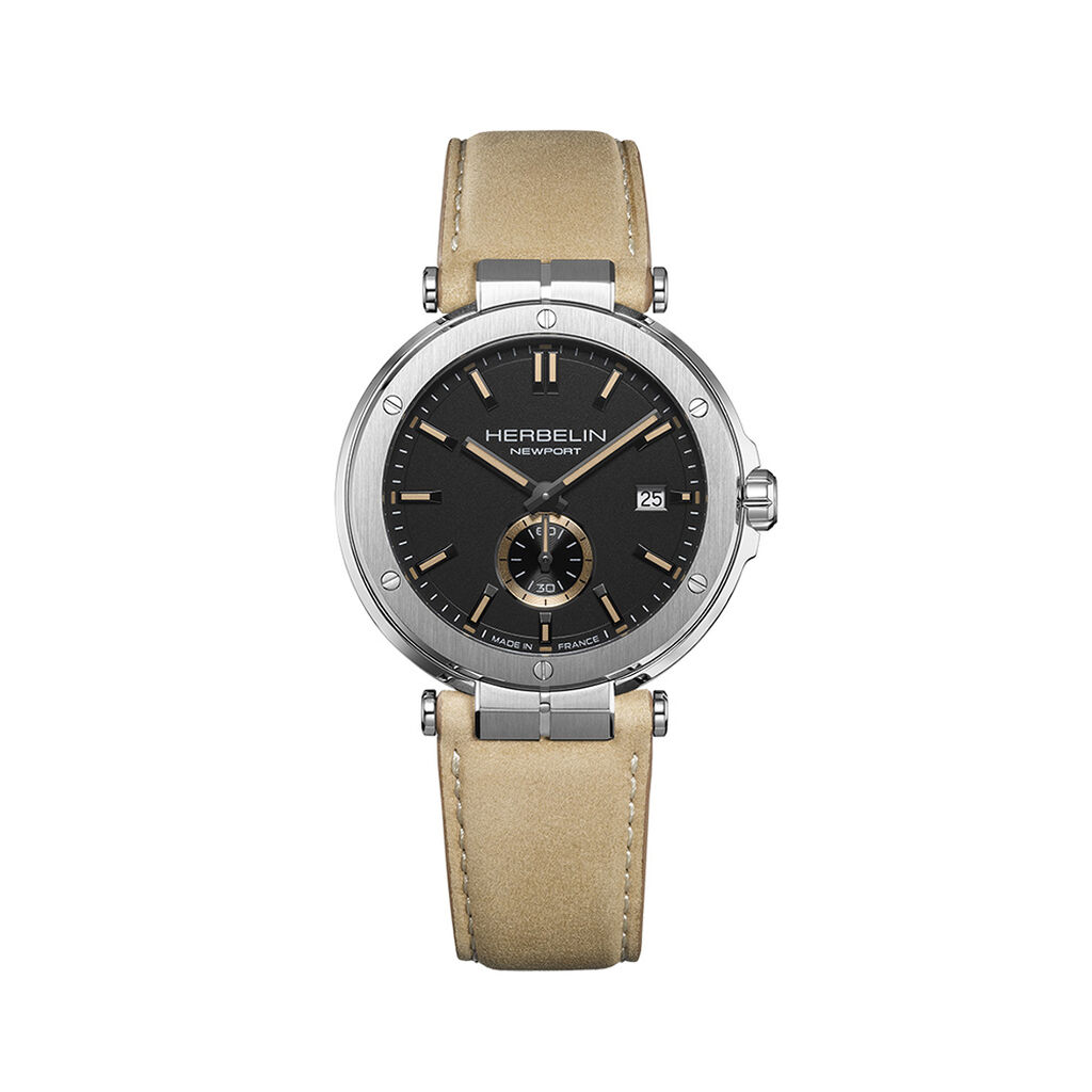 Montre Herbelin Newport Elegance Noir - Montres &eacute;tanches Homme | Marc Orian