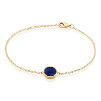 Bracelet Plaqué Or Neassasodalite
