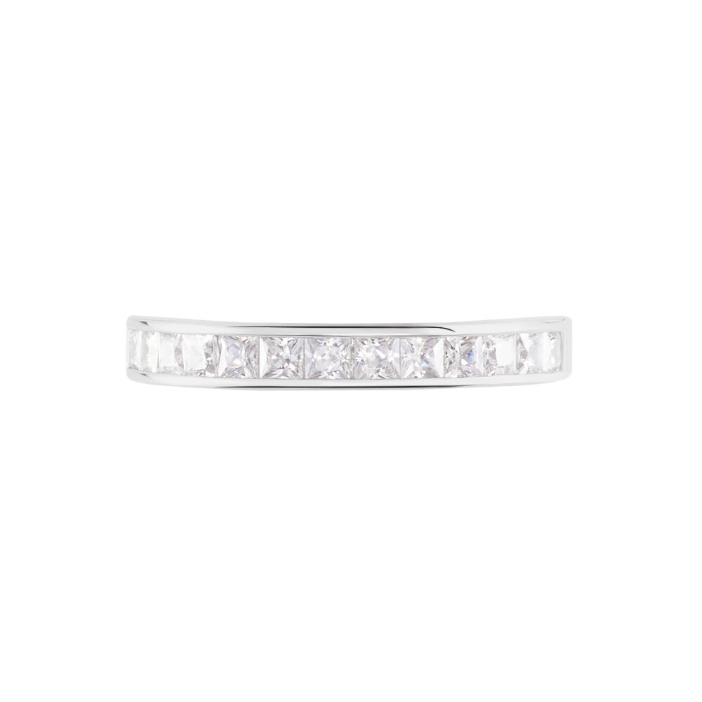 Alliance Olivia Argent Blanc Oxyde De Zirconium - Alliances duo Femme | Marc Orian