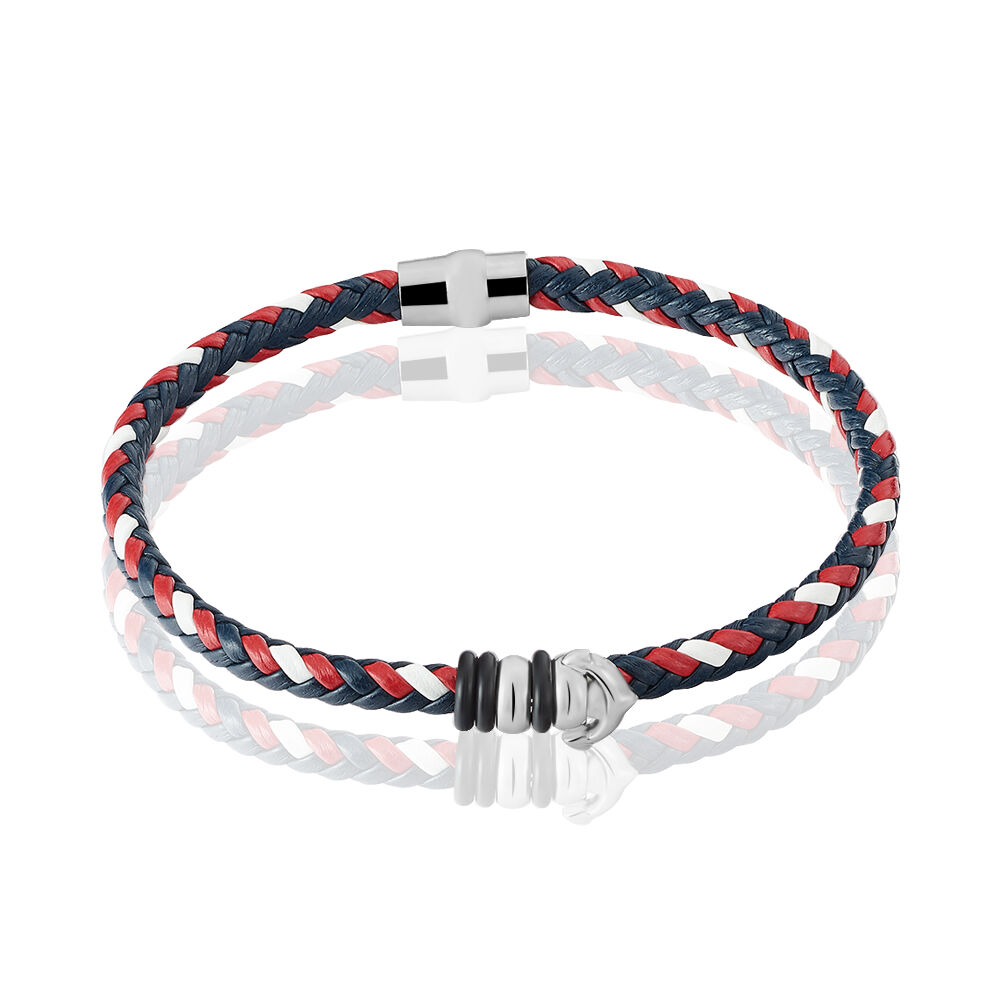 Bracelet Axel Acier Blanc - Bracelets Tressés Homme | Marc Orian