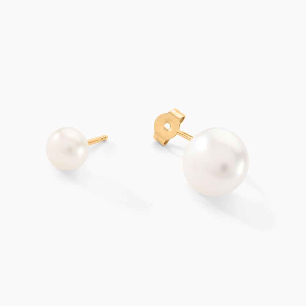 Bijoux D'oreilles Metisse Or Jaune Perle De Culture - Piercings d'oreilles Femme | Marc Orian