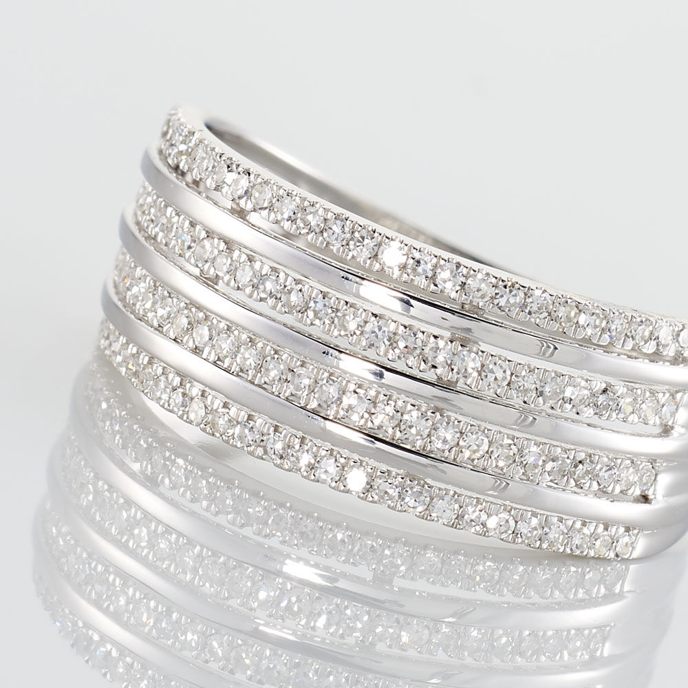 Bague Rayanna Or Blanc Diamant - Parures de mariage Femme | Marc Orian