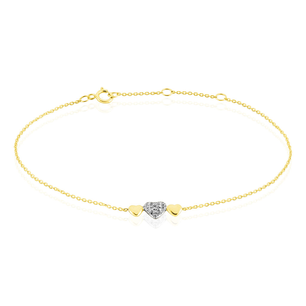 Bracelet Maiwena Or Jaune Diamant - Bracelets chaînes Femme | Marc Orian