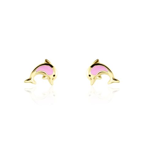 Boucles D'oreilles Puces Or Jaune Mael Smalto - Puces Enfant | Marc Orian
