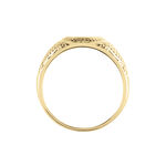 Chevali&egrave;re Plaqu&eacute; Or Jaune Azarel Email Noir - Chevali&egrave;res Homme | Marc Orian