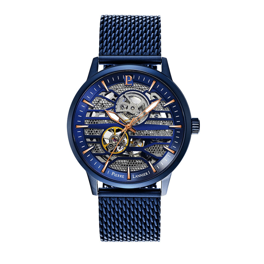 Montre Pierre Lannier Impact Bleu - Montres automatiques Homme | Marc Orian