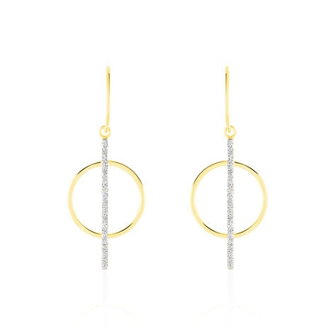 Boucles D'oreilles Pendantes Philberta Or Jaune - Pendantes Femme | Marc Orian