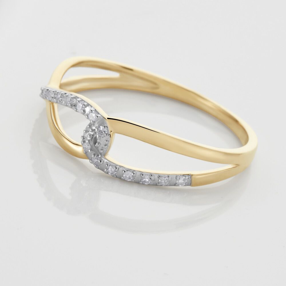 Bague Osanna Or Jaune Diamants - Bagues pierres précieuses Femme | Marc Orian