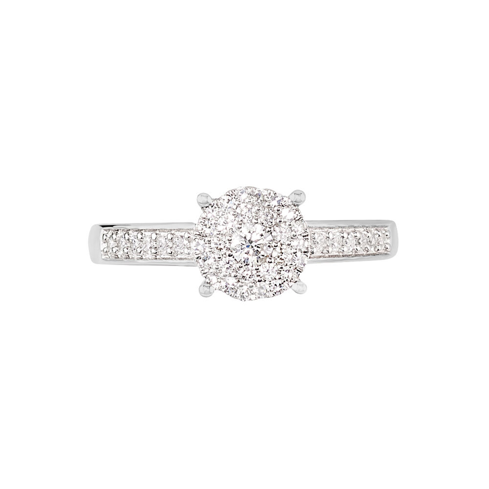 Bague Serena Or Blanc Diamant - Parures de mariage Femme | Marc Orian