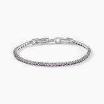 Bracelet Rio Argent Blanc Oxyde De Zirconium - Bracelets cha&icirc;nes Femme | Marc Orian