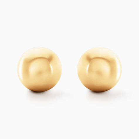 Boucles D'oreilles Puces Fidelia Boule Or Jaune - Puces Femme | Marc Orian