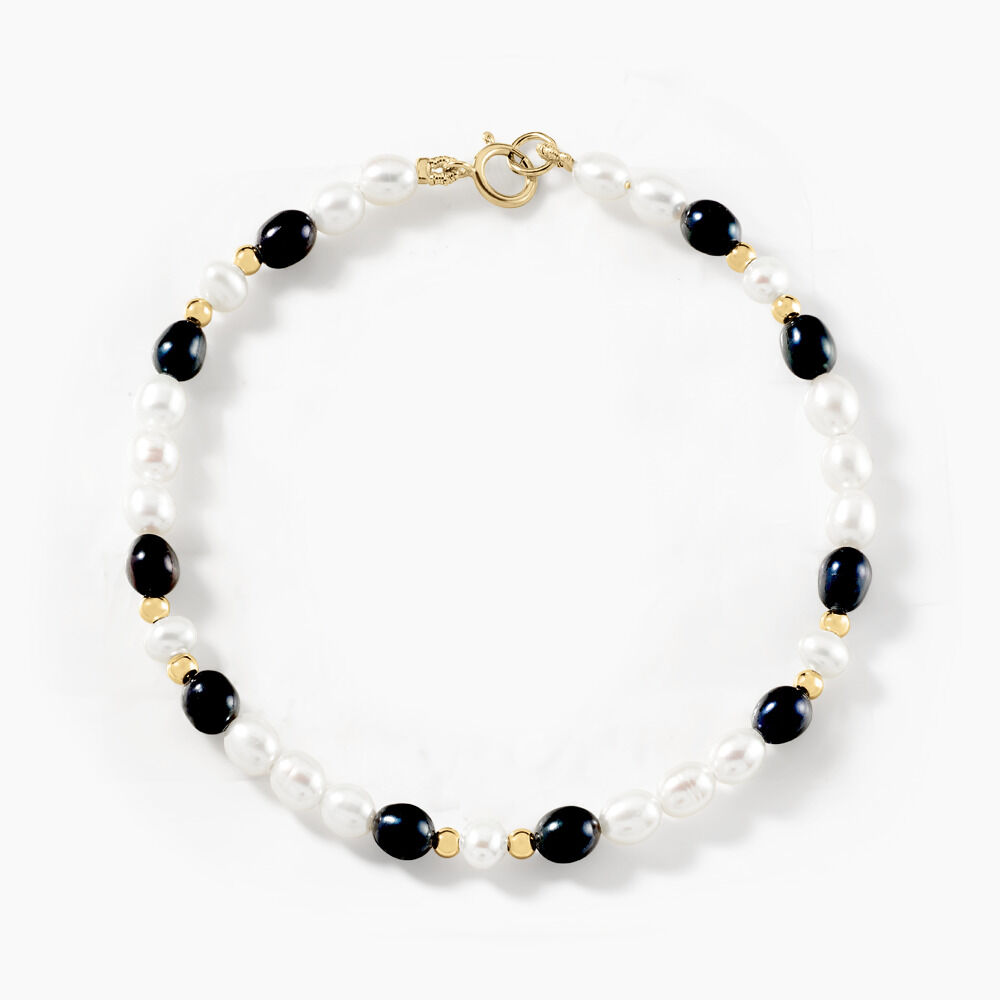 Bracelet Sissie Or Jaune Perle De Culture - Bracelets cha&icirc;nes Femme | Marc Orian