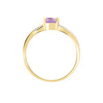 Bague Candice Or Jaune Amethyste - Bagues pierres fines Femme | Marc Orian