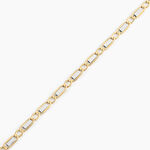 Bracelet Danae Plaquette Or Bicolore - Bracelets mailles Homme | Marc Orian