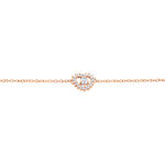 Bracelet Gino Argent Rose Oxyde De Zirconium - Bracelets fantaisie Femme | Marc Orian