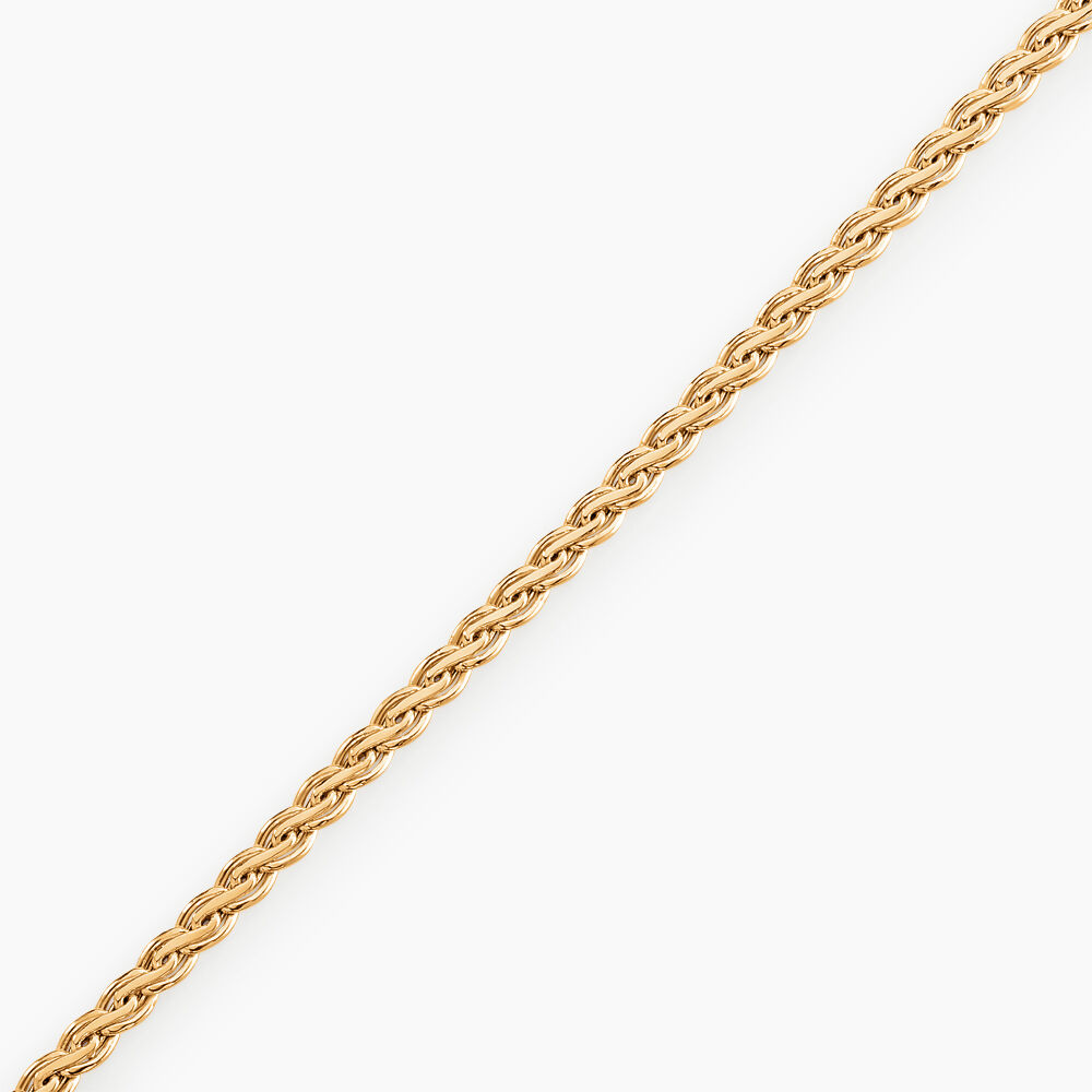 Bracelet Jayna Maille Palmier Or Jaune - Bracelets mailles Femme | Marc Orian